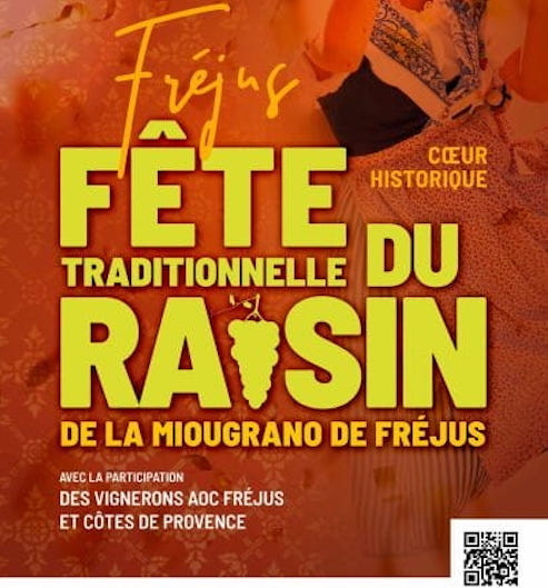 Fête du raisin de Fréjus : Vive les premiers raisins de l’année !